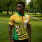 Custom South Africa Soccer Zipper Polo Shirt 2026 Bafana Bafana Go Boys Protea - African Pride