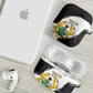 Custom Ghana Football AirPods Case 2026 Go Black Stars Black Adinkra Pattern - African Pride