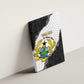 Custom Ghana Football Canvas Wall Art 2026 Go Black Stars Black Adinkra Pattern - African Pride