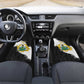 Custom Ghana Football Car Mats 2026 Go Black Stars Black Adinkra Pattern - African Pride