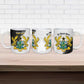 Custom Ghana Football Ceramic Mug 2026 Go Black Stars Black Adinkra Pattern - African Pride