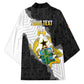 Custom Ghana Football Kimono 2026 Go Black Stars Black Adinkra Pattern - African Pride