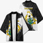 Custom Ghana Football Kimono 2026 Go Black Stars Black Adinkra Pattern - African Pride