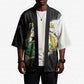 Custom Ghana Football Kimono 2026 Go Black Stars Black Adinkra Pattern - African Pride
