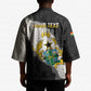 Custom Ghana Football Kimono 2026 Go Black Stars Black Adinkra Pattern - African Pride