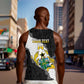 Custom Ghana Football Men Tank Top 2026 Go Black Stars Black Adinkra Pattern - African Pride