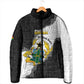 Custom Ghana Football Padded Jacket 2026 Go Black Stars Black Adinkra Pattern - African Pride