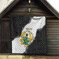 Custom Ghana Football Quilt 2026 Go Black Stars Black Adinkra Pattern - African Pride