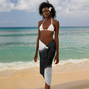 Custom Ghana Football Sarong 2026 Go Black Stars Black Adinkra Pattern - African Pride