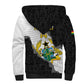 Custom Ghana Football Sherpa Hoodie 2026 Go Black Stars Black Adinkra Pattern - African Pride