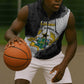 Custom Ghana Football Sleeveless Zip Hoodie 2026 Go Black Stars Black Adinkra Pattern - African Pride