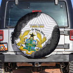 Custom Ghana Football Spare Tire Cover 2026 Go Black Stars Black Adinkra Pattern - African Pride