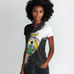 Custom Ghana Football Women Polo Shirt 2026 Go Black Stars Black Adinkra Pattern LT14