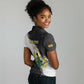 Custom Ghana Football Women Polo Shirt 2026 Go Black Stars Black Adinkra Pattern LT14