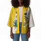 Custom Ghana Football Kimono 2026 Go Black Stars Yellow Adinkra Pattern - African Pride