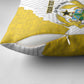 Custom Ghana Football Pillow Cover 2026 Go Black Stars Yellow Adinkra Pattern - African Pride