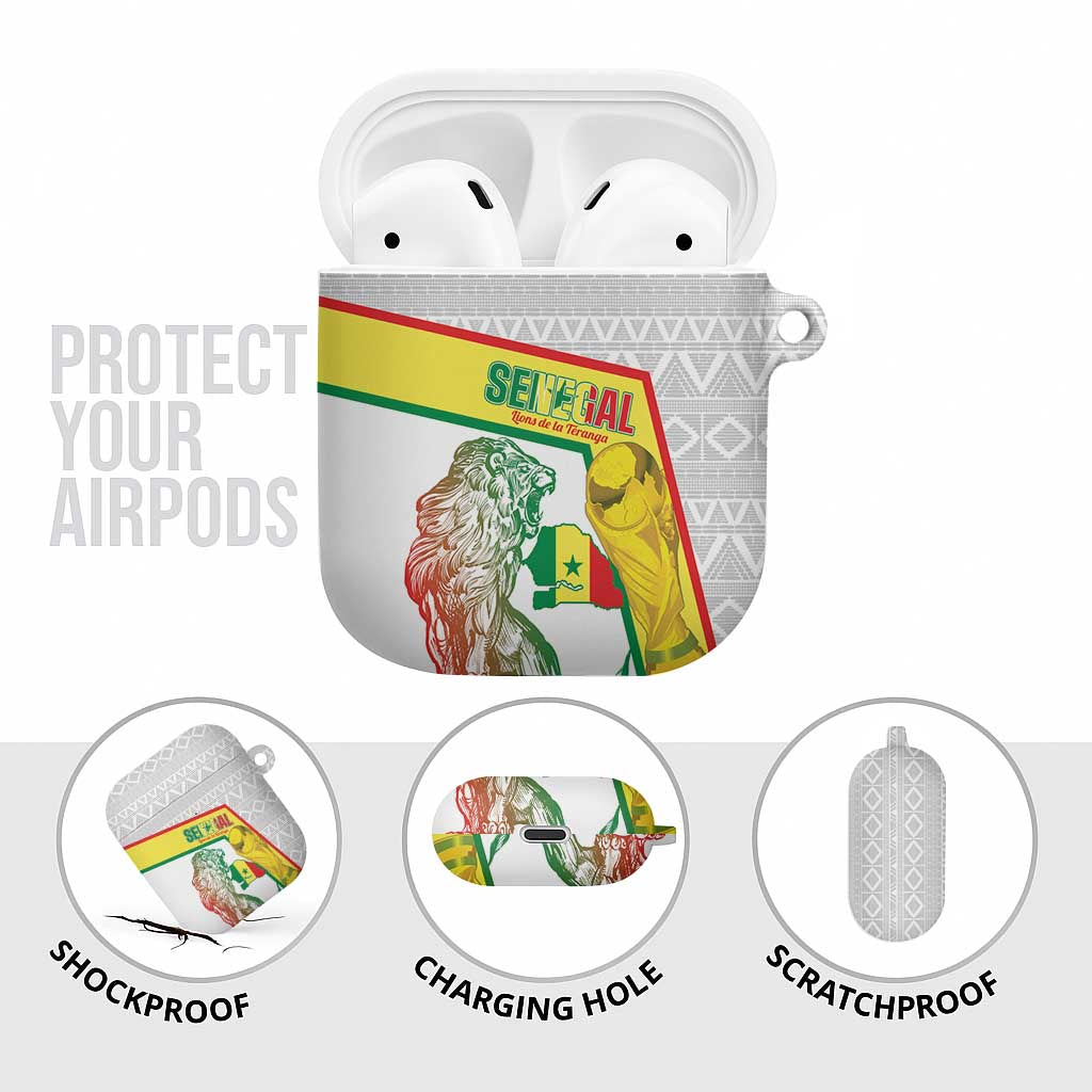 Senegal Football AirPods Case 2026 Come On Lions de la Teranga - African Pride