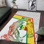 Senegal Football Area Rug 2026 Come On Lions de la Teranga - African Pride