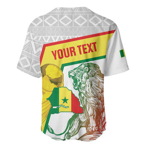 Personalized Senegal Football Baseball Jersey 2026 Come On Lions de la Teranga LT14