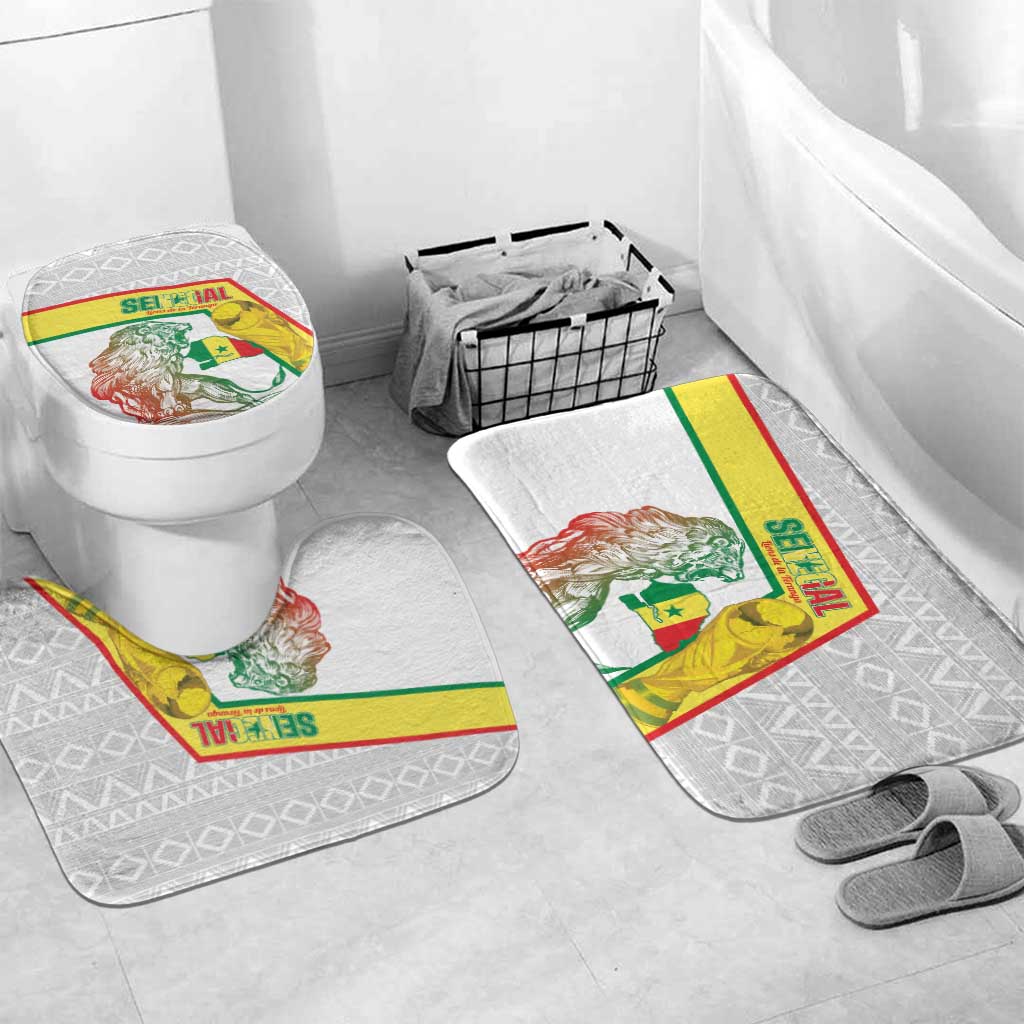Senegal Football Bathroom Set 2026 Come On Lions de la Teranga - African Pride