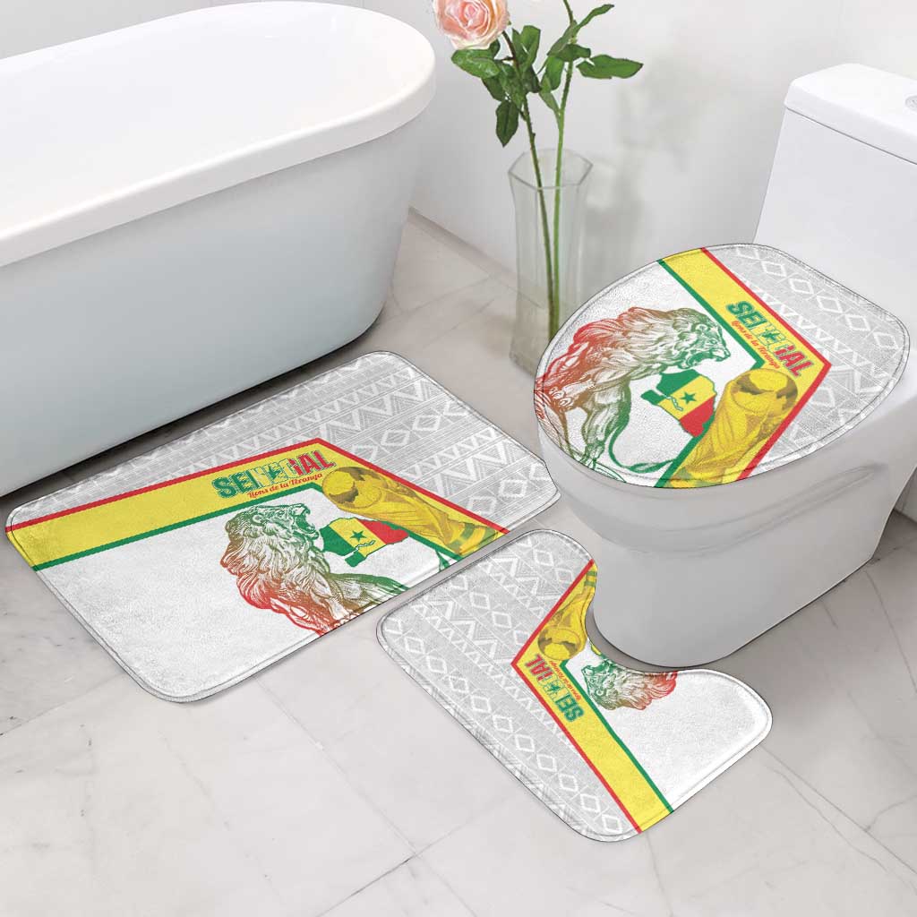 Senegal Football Bathroom Set 2026 Come On Lions de la Teranga - African Pride