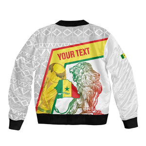 Personalized Senegal Football Bomber Jacket 2026 Come On Lions de la Teranga - African Pride