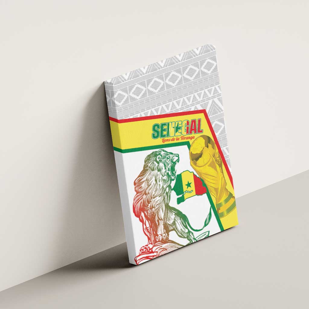 Senegal Football Canvas Wall Art 2026 Come On Lions de la Teranga - African Pride