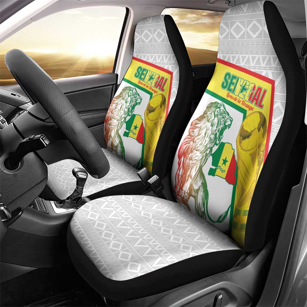 Senegal Football Car Seat Cover 2026 Come On Lions de la Teranga - African Pride