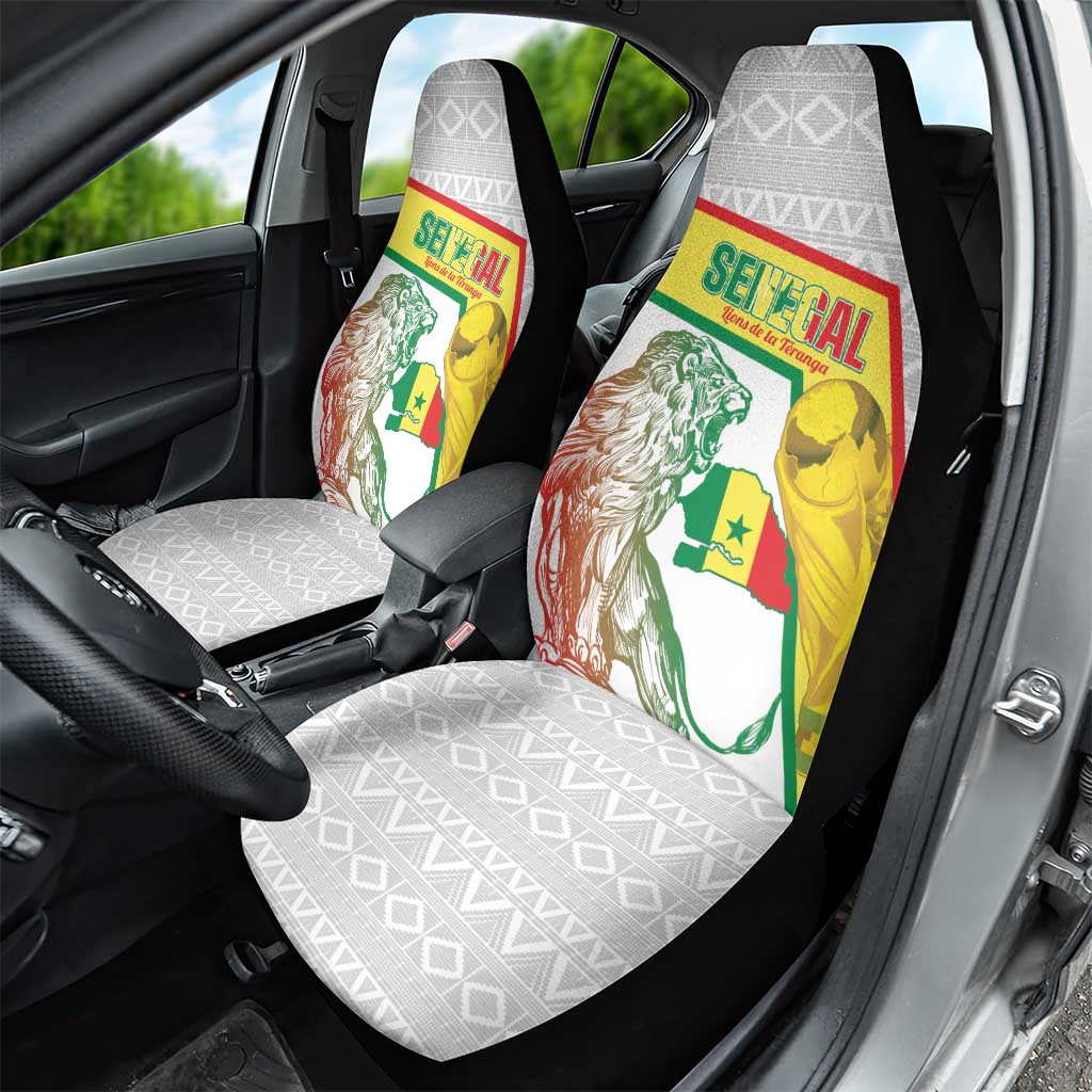 Senegal Football Car Seat Cover 2026 Come On Lions de la Teranga - African Pride