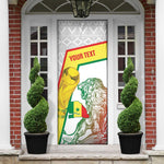 Personalized Senegal Football Door Cover 2026 Come On Lions de la Teranga - African Pride