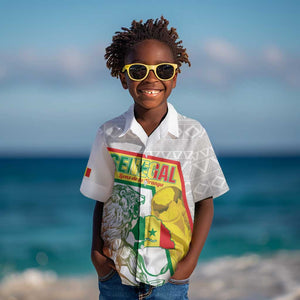 Personalized Senegal Football Kid Hawaiian Shirt 2026 Come On Lions de la Teranga LT14
