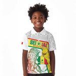 Personalized Senegal Football Kid Polo Shirt 2026 Come On Lions de la Teranga LT14