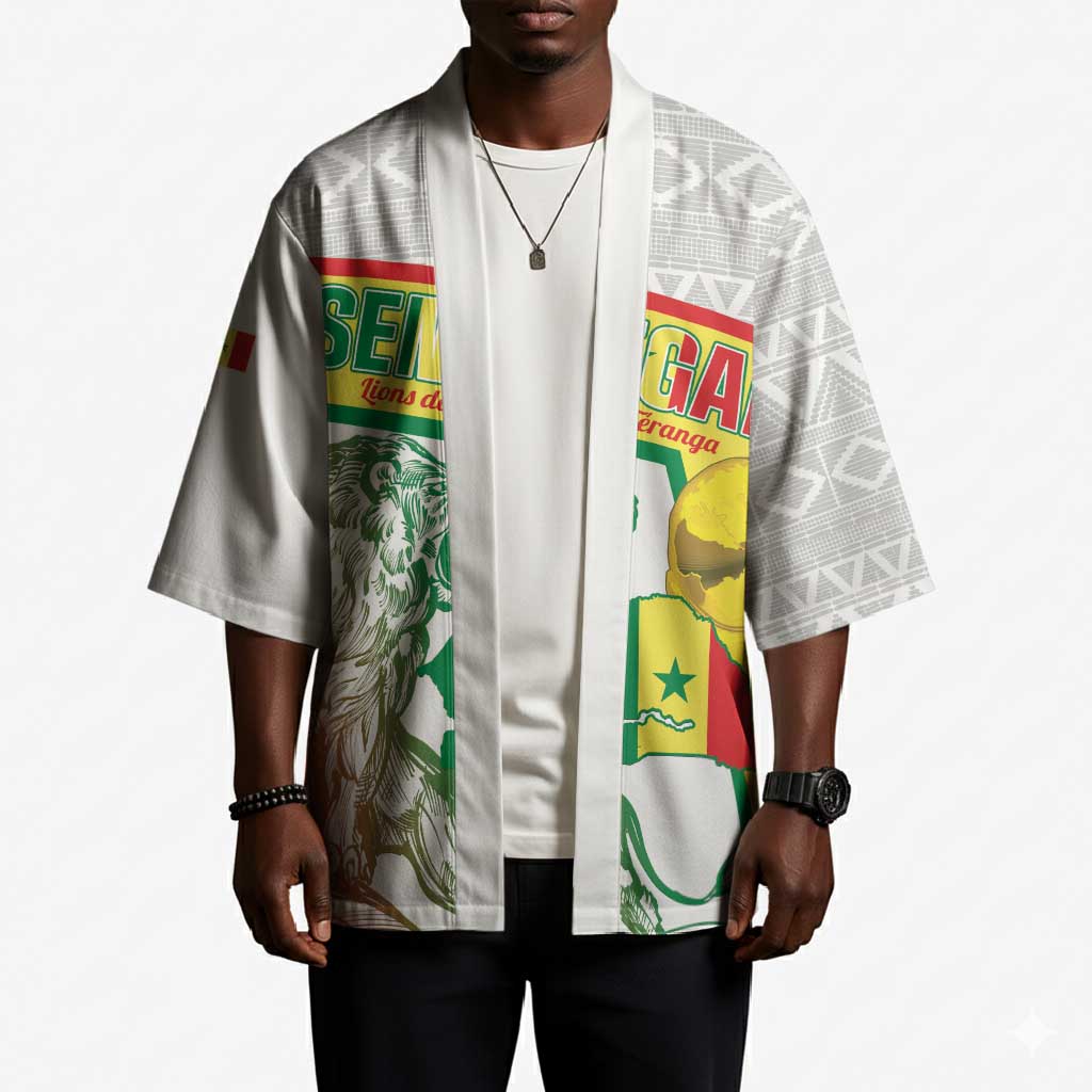 Personalized Senegal Football Kimono 2026 Come On Lions de la Teranga - African Pride