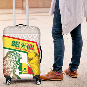 Senegal Football Luggage Cover 2026 Come On Lions de la Teranga - African Pride
