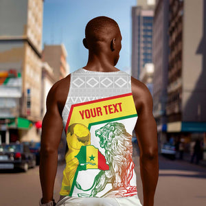Personalized Senegal Football Men Tank Top 2026 Come On Lions de la Teranga - African Pride