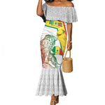 Personalized Senegal Football Mermaid Dress 2026 Come On Lions de la Teranga - African Pride