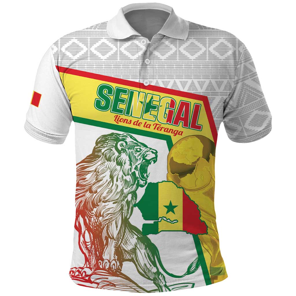 Personalized Senegal Football Polo Shirt 2026 Come On Lions de la Teranga LT14