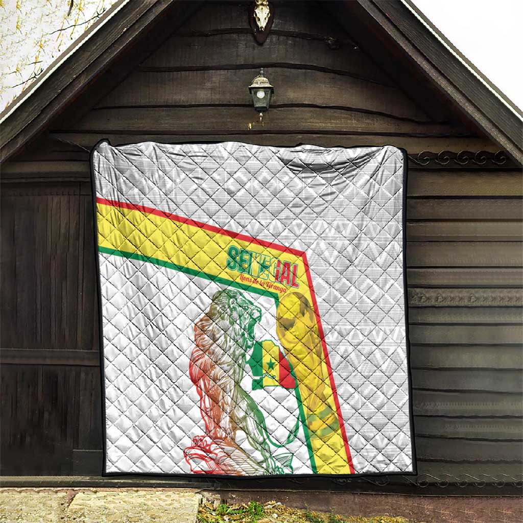Senegal Football Quilt 2026 Come On Lions de la Teranga - African Pride
