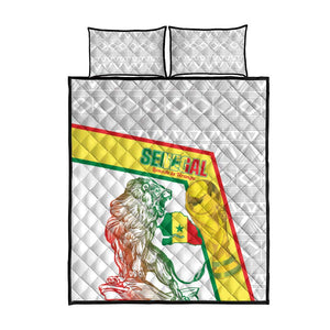 Senegal Football Quilt Bed Set 2026 Come On Lions de la Teranga - African Pride