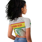 Personalized Senegal Football Raglan Cropped T shirt 2026 Come On Lions de la Teranga LT14