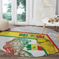 Senegal Football Round Carpet 2026 Come On Lions de la Teranga - African Pride
