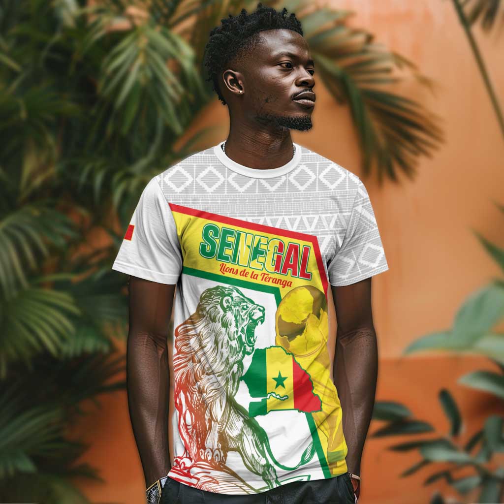 Personalized Senegal Football T shirt 2026 Come On Lions de la Teranga LT14