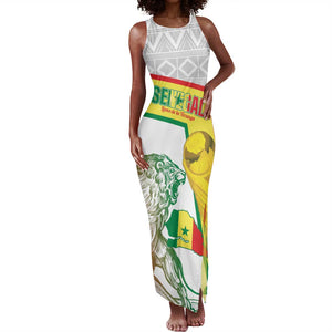 Personalized Senegal Football Tank Maxi Dress 2026 Come On Lions de la Teranga - African Pride