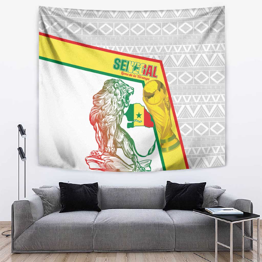 Senegal Football Tapestry 2026 Come On Lions de la Teranga - African Pride