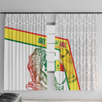 Senegal Football Window Curtain 2026 Come On Lions de la Teranga - African Pride