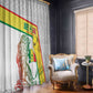 Senegal Football Window Curtain 2026 Come On Lions de la Teranga - African Pride