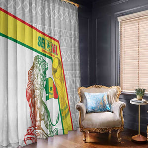 Senegal Football Window Curtain 2026 Come On Lions de la Teranga - African Pride