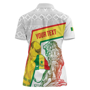 Personalized Senegal Football Women Polo Shirt 2026 Come On Lions de la Teranga LT14