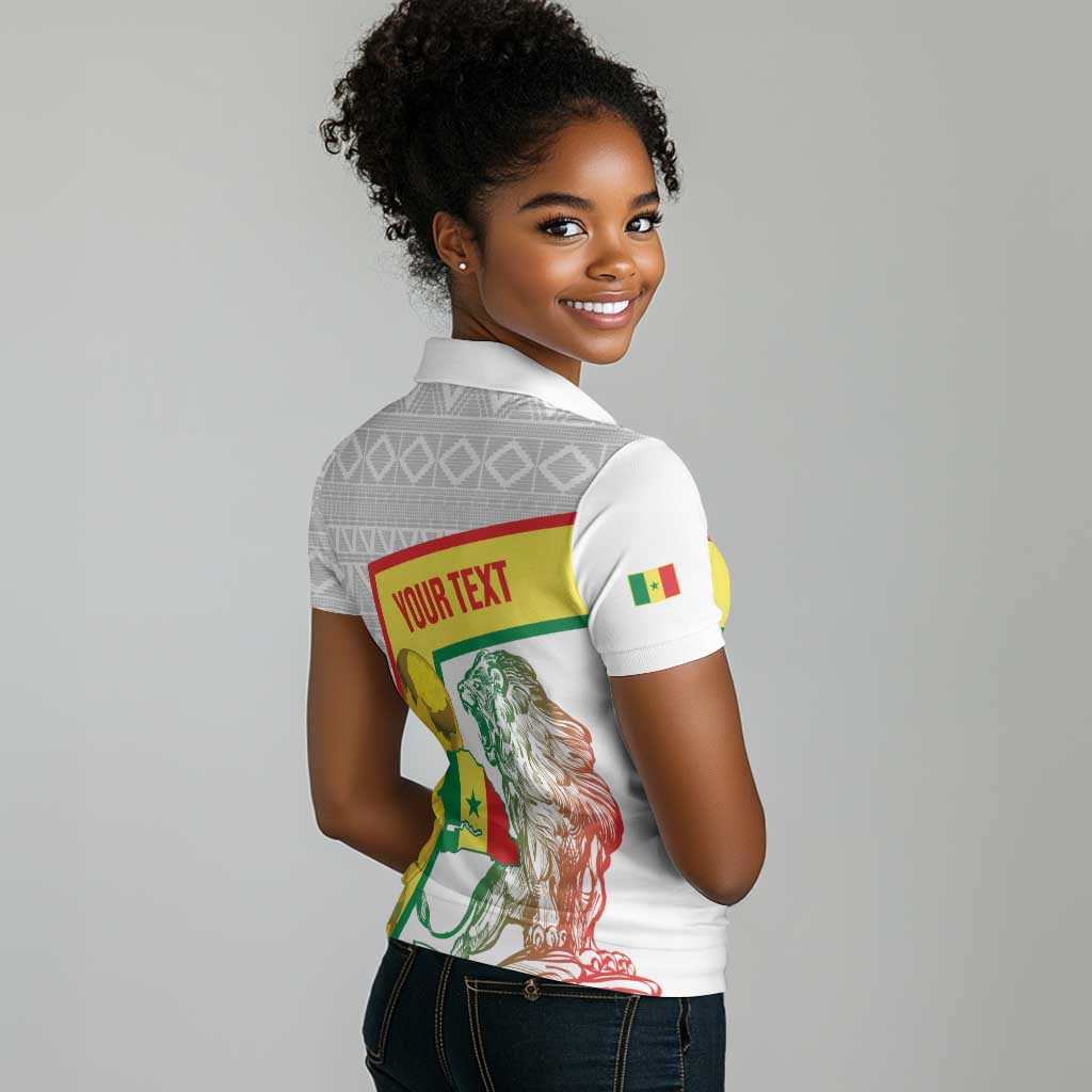 Personalized Senegal Football Women Polo Shirt 2026 Come On Lions de la Teranga LT14