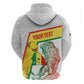Personalized Senegal Football Zip Hoodie 2026 Come On Lions de la Teranga - African Pride